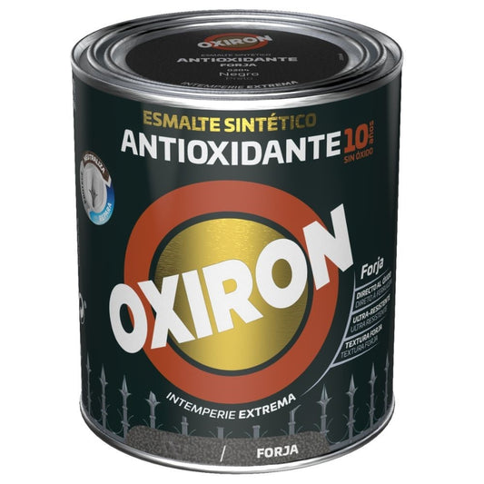 TITAN ESMALTE OXIRON ANTICORROSIVO METÁL. FORJA NEGRO 750ML