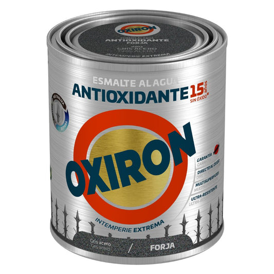 TITAN ESMALTE OXIRON ANTICORROSIVO METÁL. FORJA GRIS ACERO 4