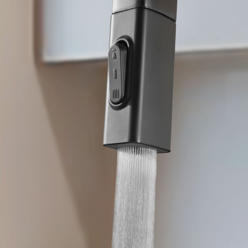Torneira de Cozinha Imex Canadá Extraível Black Gun Metal