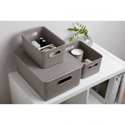 Cesto de Roupa Tatay 5L Baobab Castanho