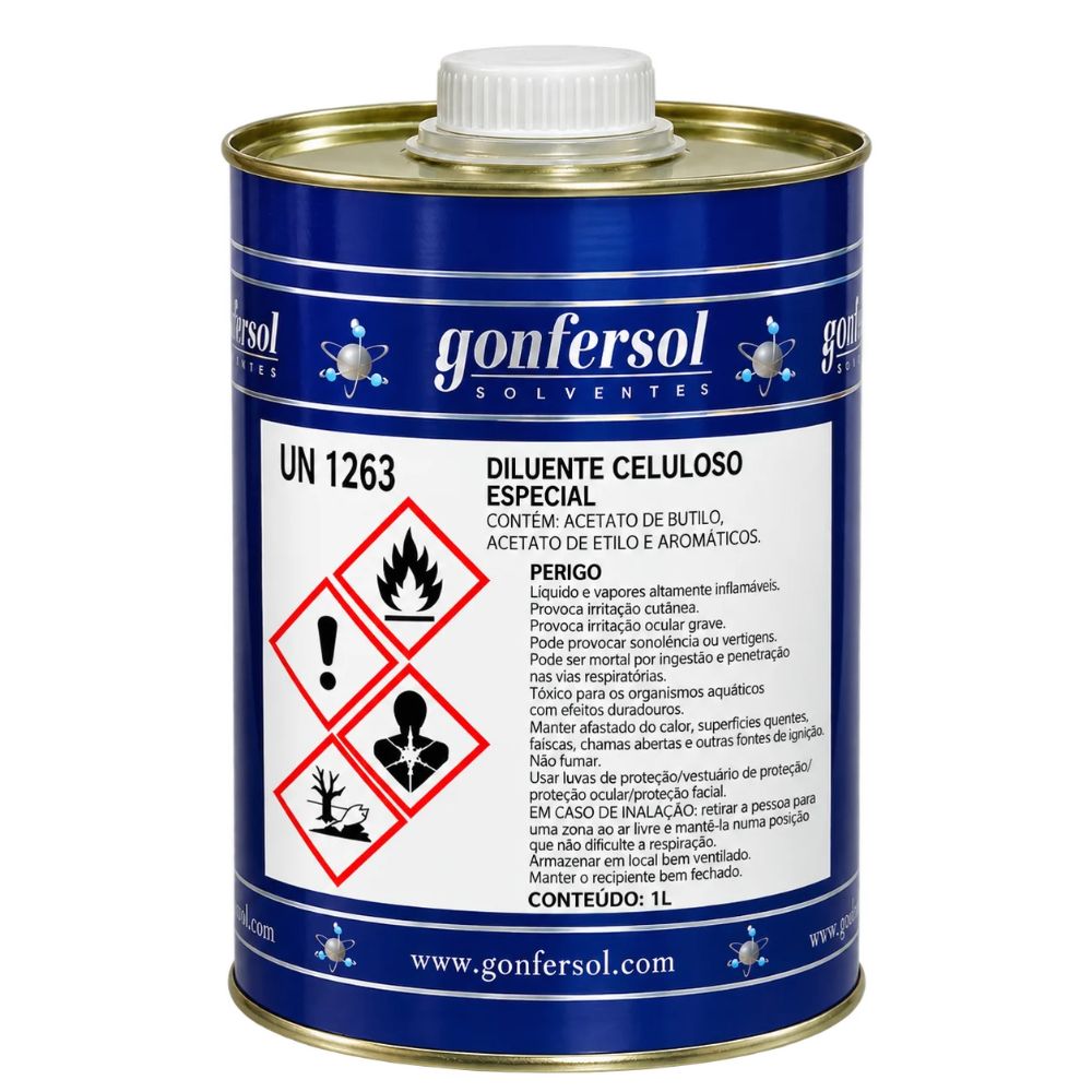 Diluente Celuloso Especial Gonfersol 1L