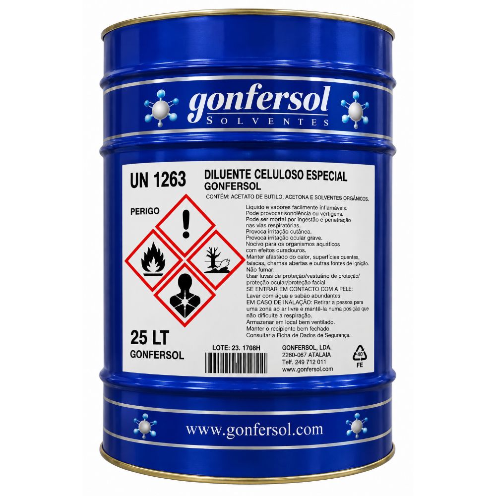 Diluente Celuloso Especial Gonfersol 25L