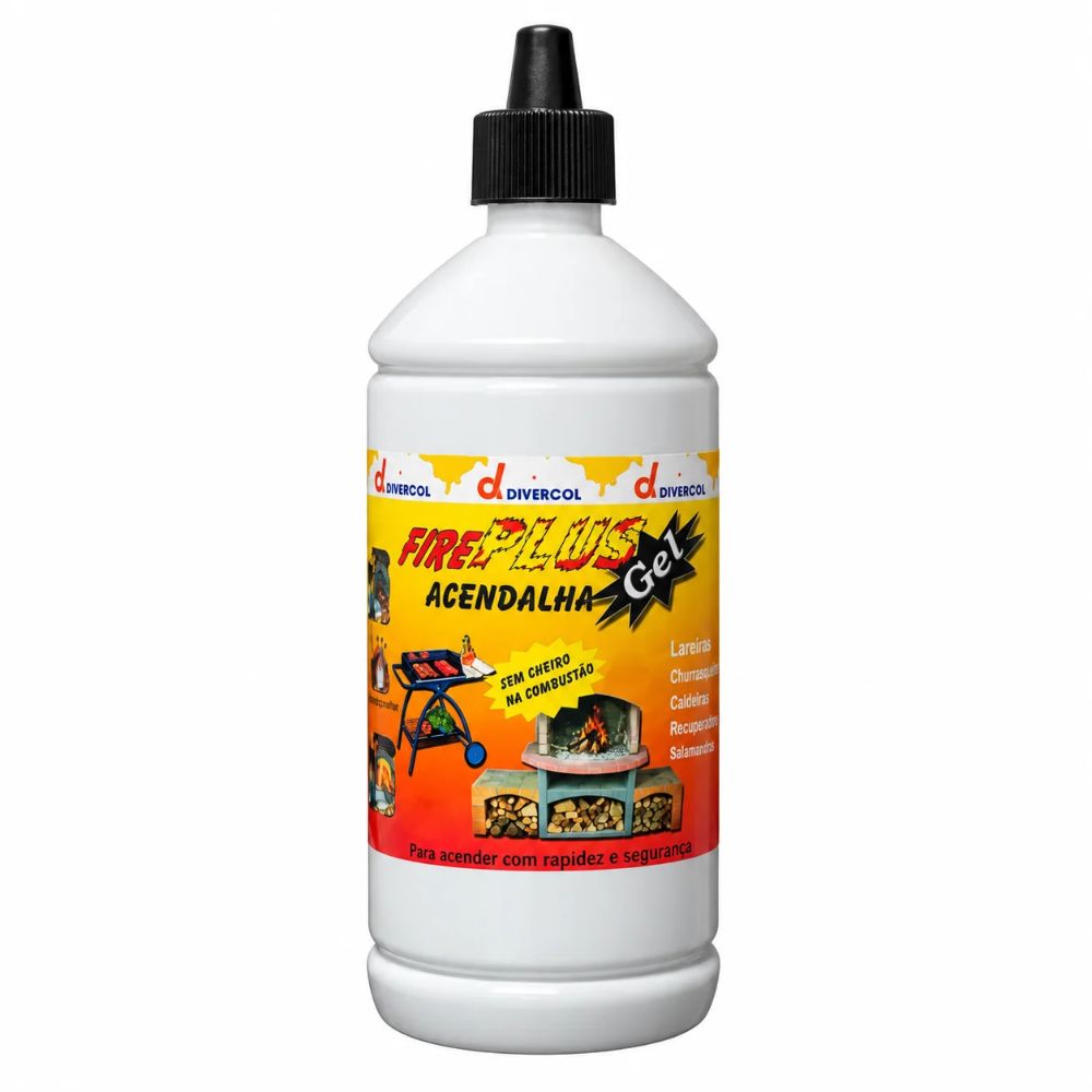 Fireplus - Acendalhas Gel Tintinhas 1L