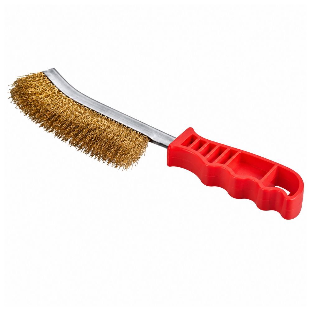 Escova de Aço Rigo com Cabo Plástico
