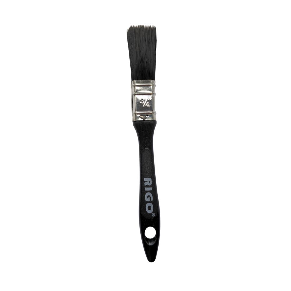 Trincha Super Rigo Cerda Preta 3/4" 18 mm