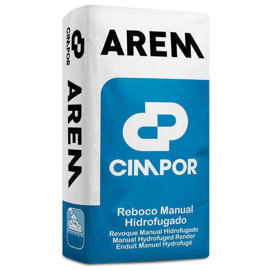 Argamassa de Reboco Cimpor AREM Hidrofugada 25kG
