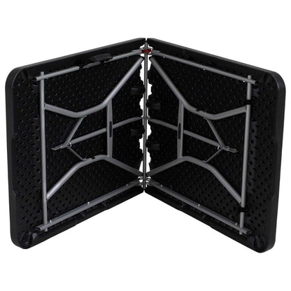 Mesa Dobrável Lifetime 183x76cm Preta em HDPE