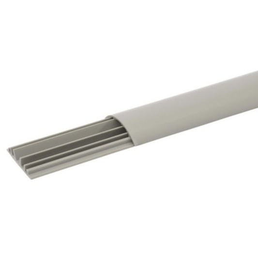 Calha de Passagem de Chão Legrand PVC 50x12mm 2m Cinza