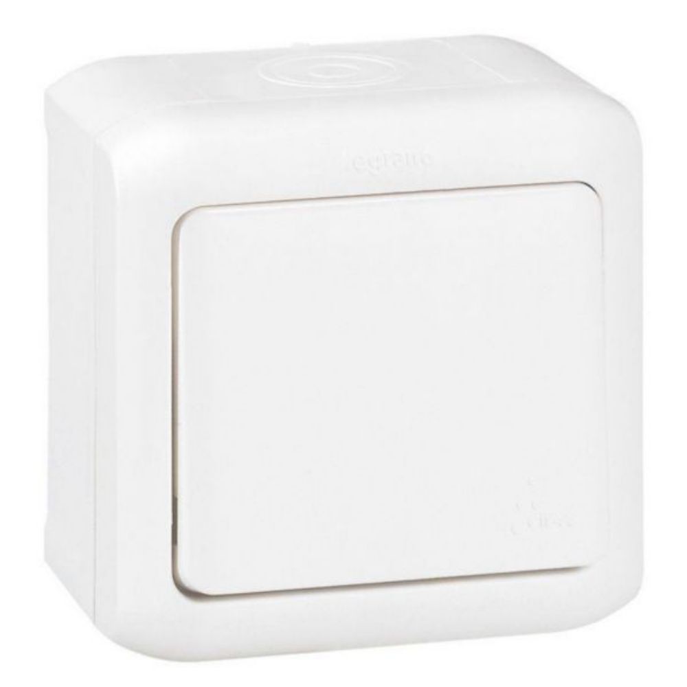 Interruptor Simples Legrand Forix Estanque IP44 Branco 10AX