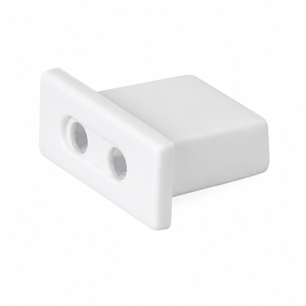 Topo em PVC para Calha LED ELM718/1