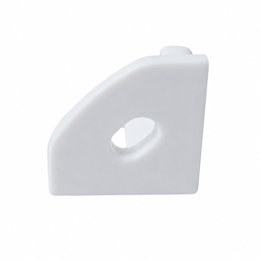 Topo em PVC para Calha LED ELM9012