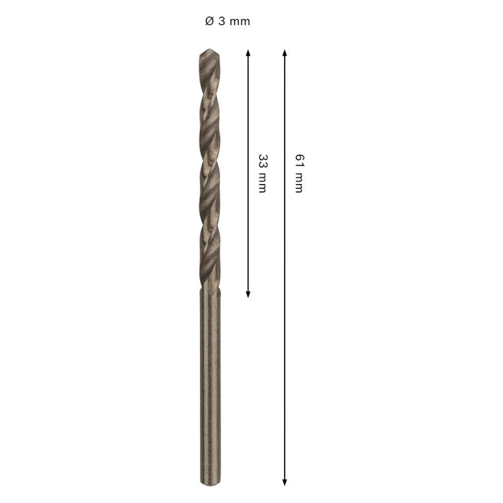 Broca para Inox Bosch PRO HSS-Co 3x33x61mm