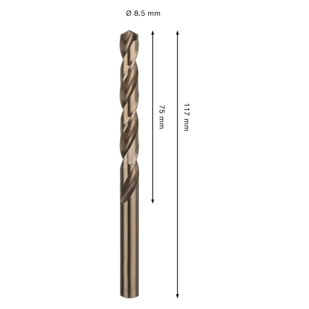 Broca para Inox Bosch PRO HSS-Co 8,5x75x117mm