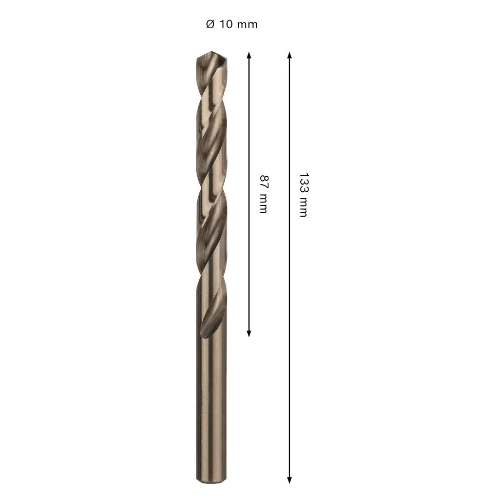 Broca para Inox Bosch PRO HSS-Co 10x87x133mm