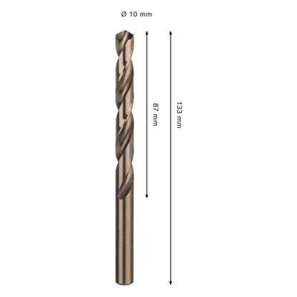 Broca para Inox Bosch PRO HSS-Co 10x87x133mm