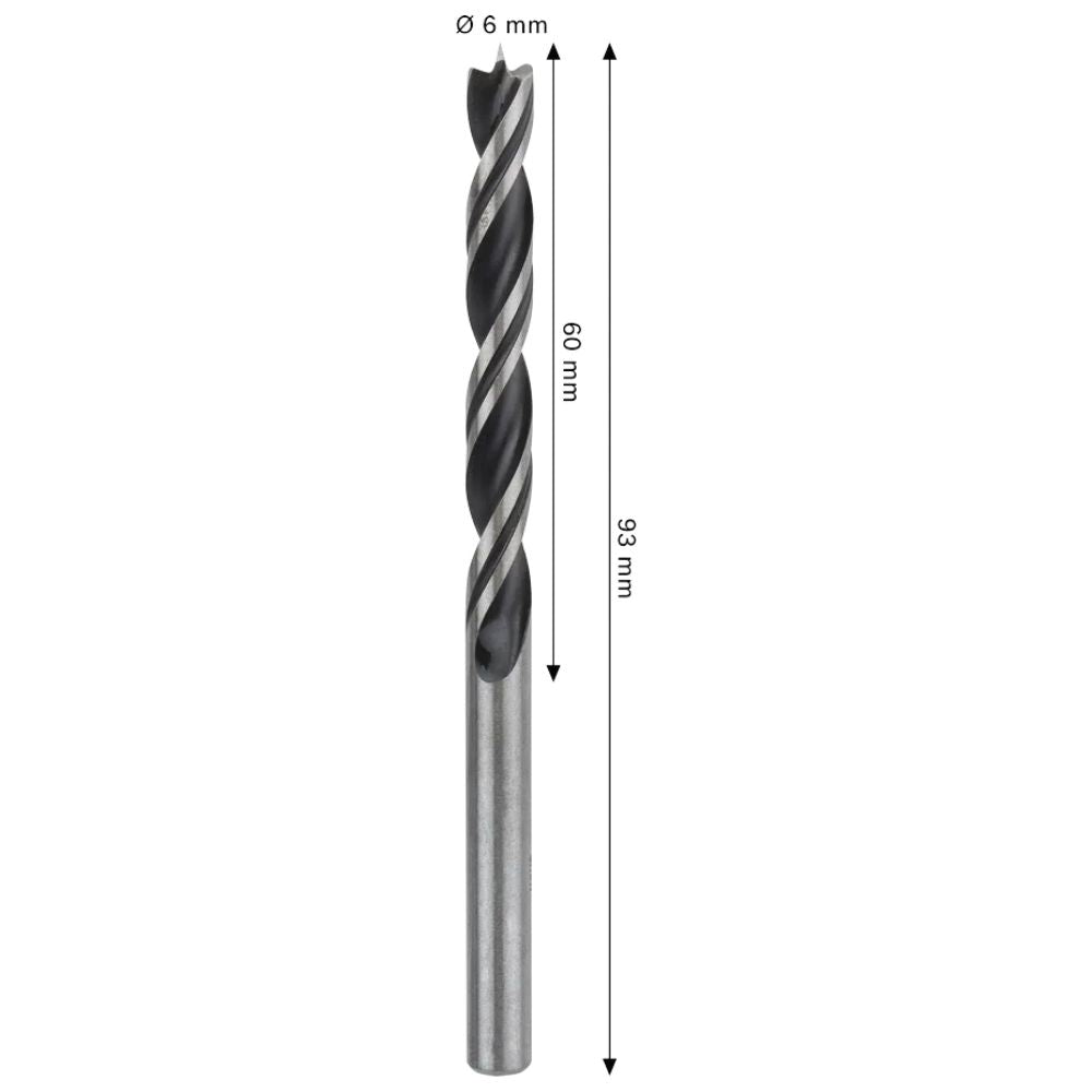 Broca para Madeira Bosch PRO Wood 6x60x93mm