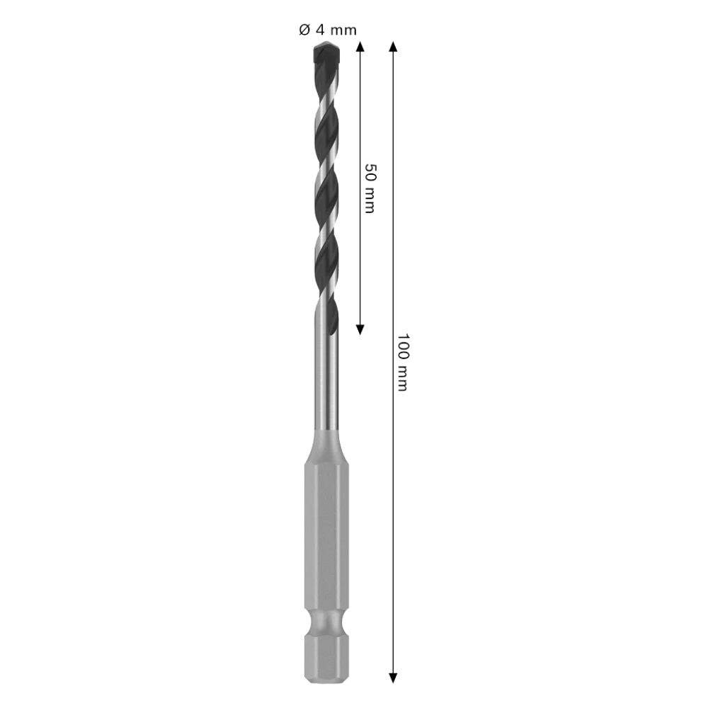 Broca para Betão Bosch PRO HEX-5 4x50x100mm