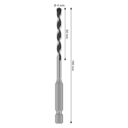 Broca para Betão Bosch PRO HEX-5 4x50x100mm