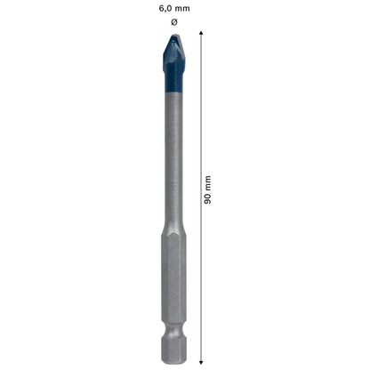 Broca Bosch EXPERT HEX-9 Hard Ceramic 6x90mm