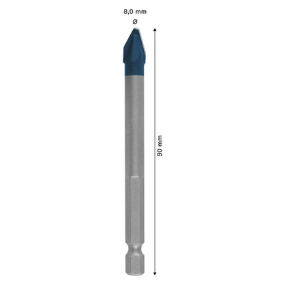 Broca Bosch EXPERT HEX-9 HardCeramic 8x90mm