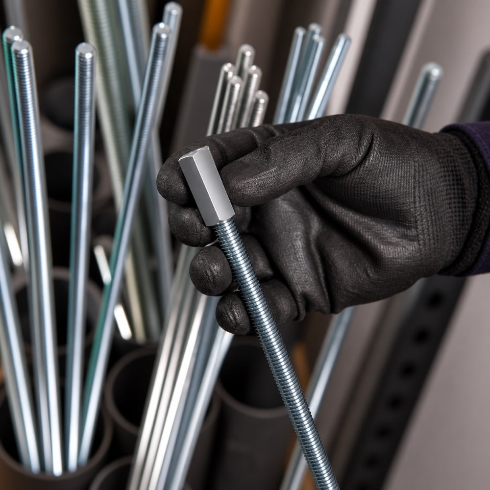 Varão Roscado M10x1000mm Zincado