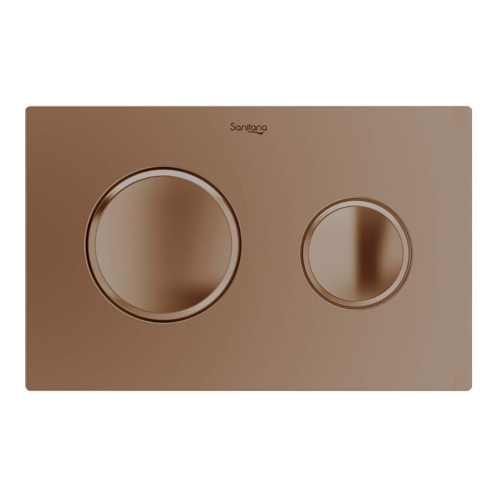 Placa Comando Sanitana Point Inside Ouro Rosa
