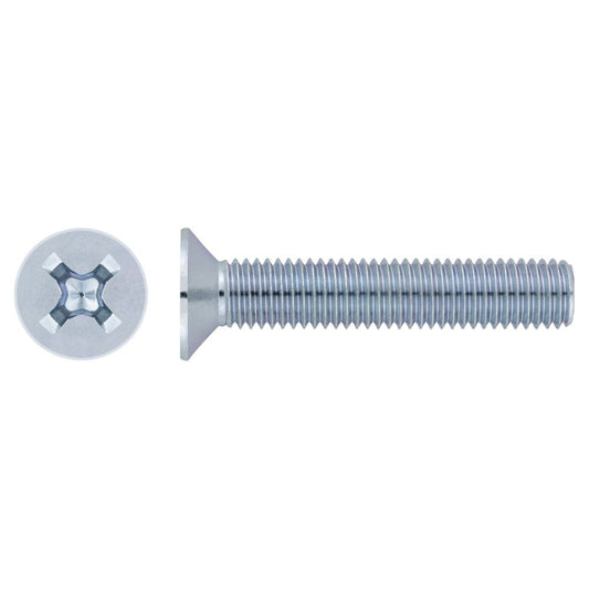 Parafuso DIN 965 Cabeça de Embeber M5x40mm Zincado